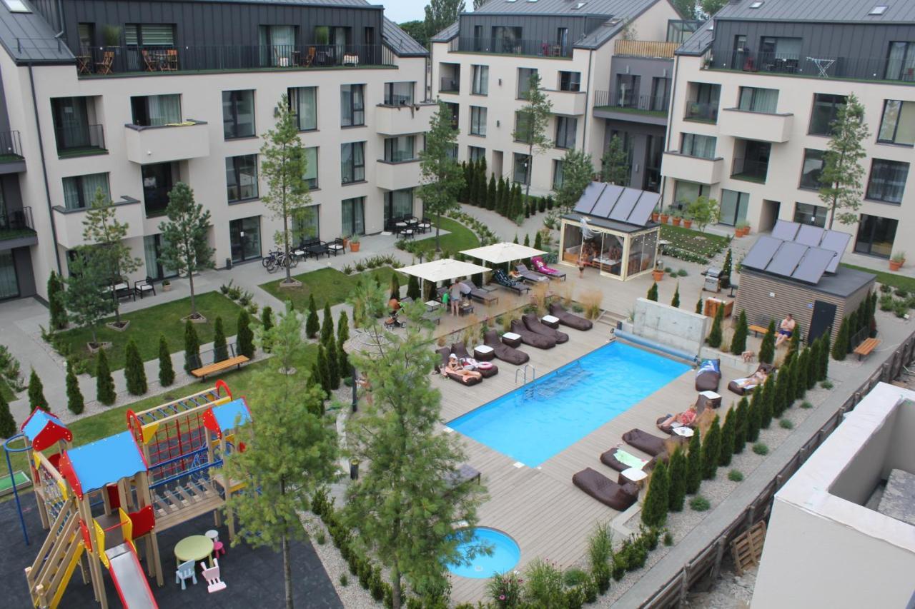 Appartamento Super Mini Loft With Outdoor Pool. Palanga Esterno foto